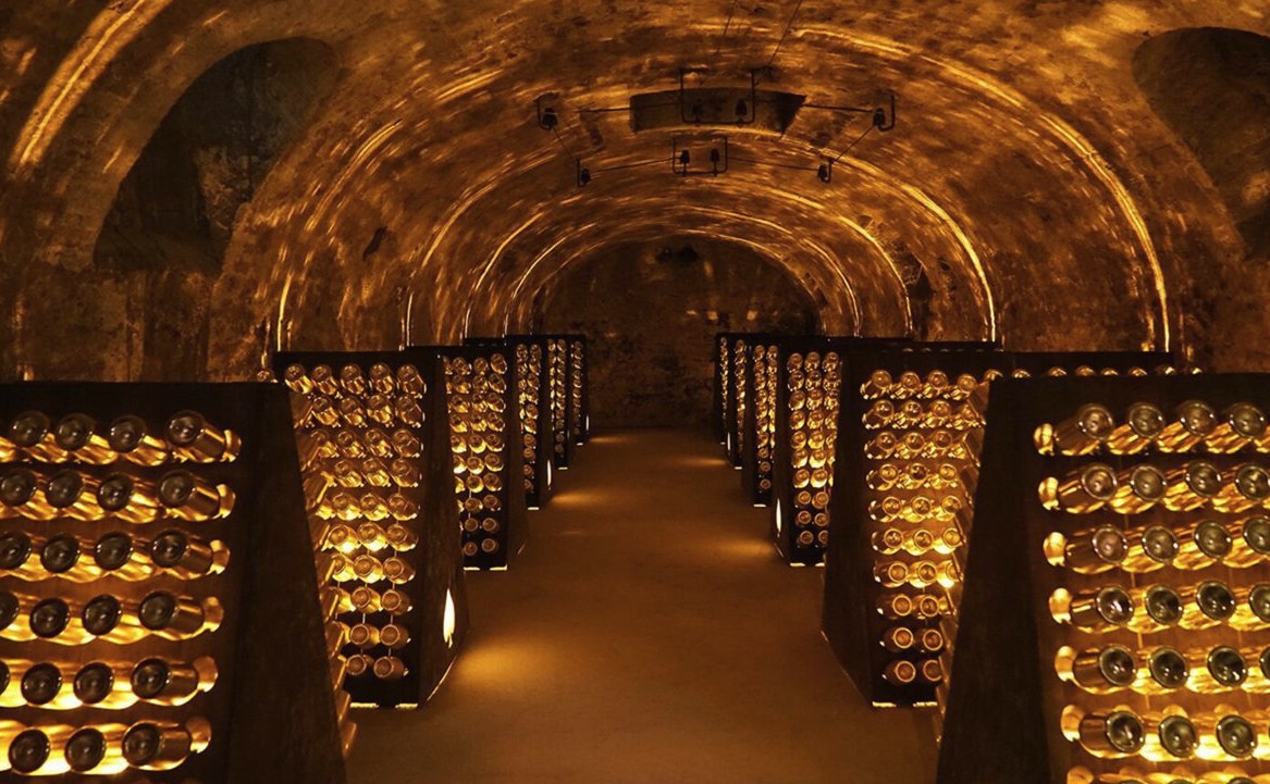 La cantina e le bottiglie di Barolo